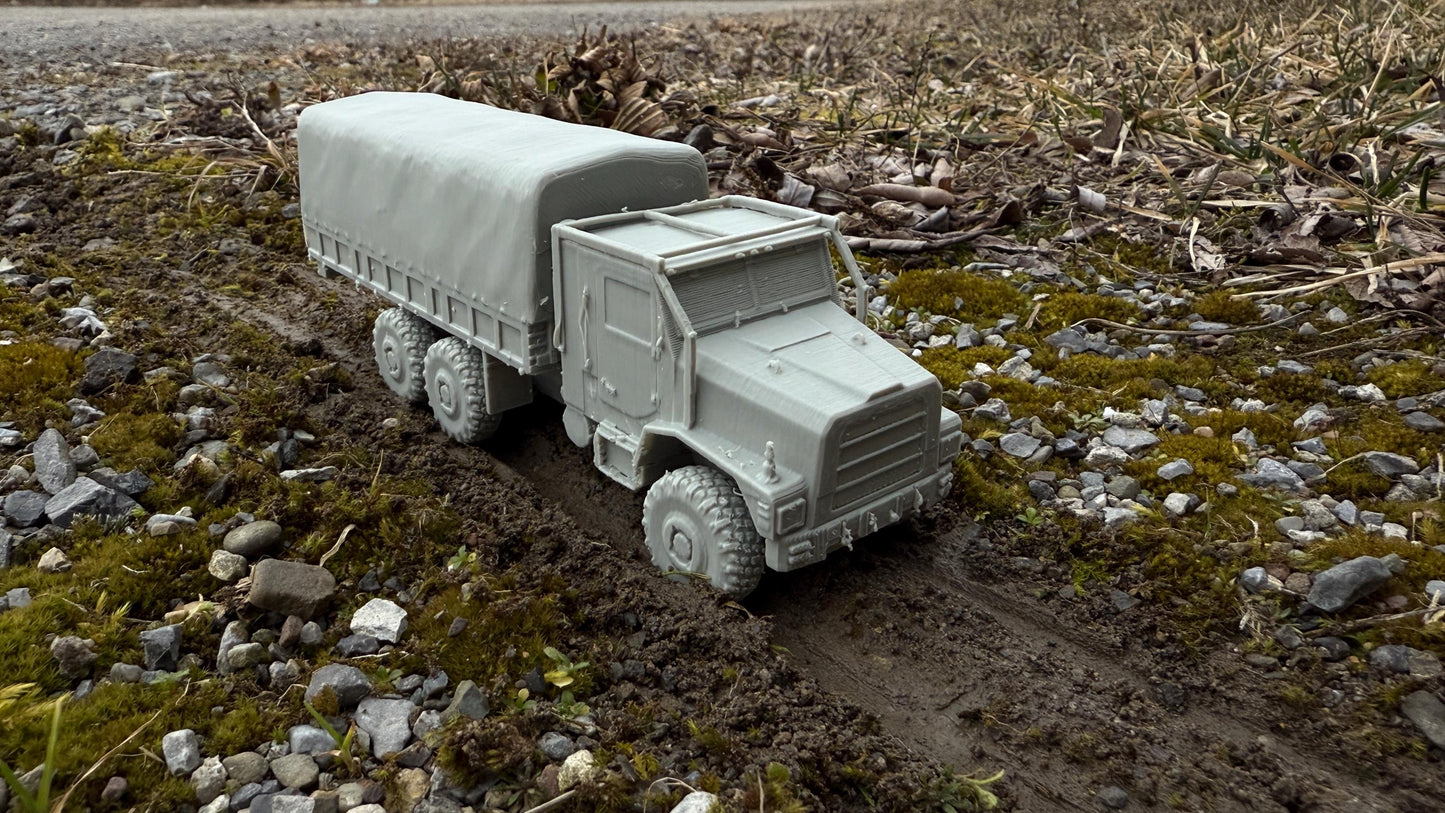 MTVR, extended Covered, Medium tactical vehicle replacement, Truck, Modern warfare, Tabletop terrain, WW2, Modern tank,
