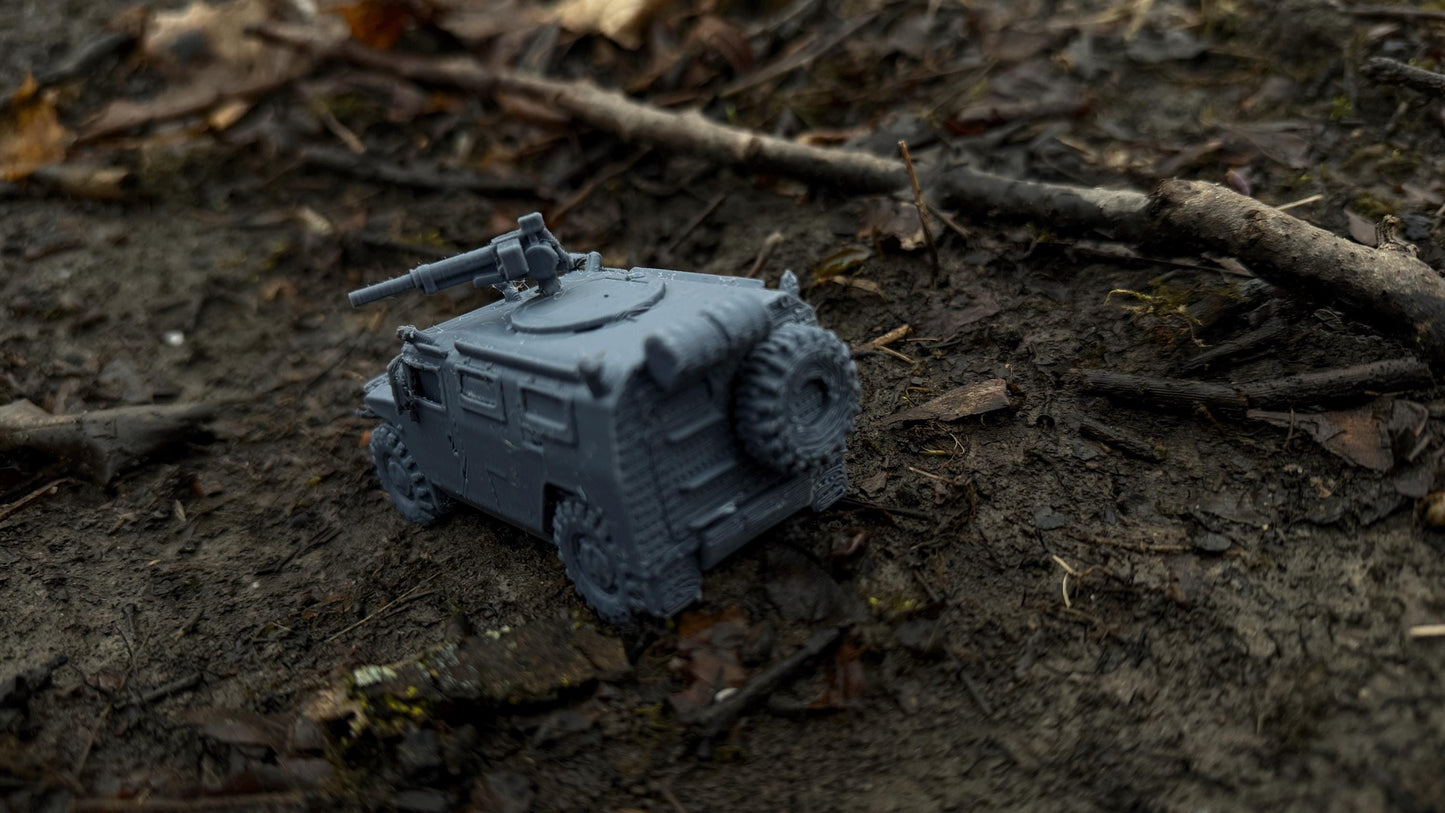 GAZ Tigr, Armored personnel vehicle, truck, soviet Era, Russian, Post War, cold war, tabletop gaming, tabletop terrain