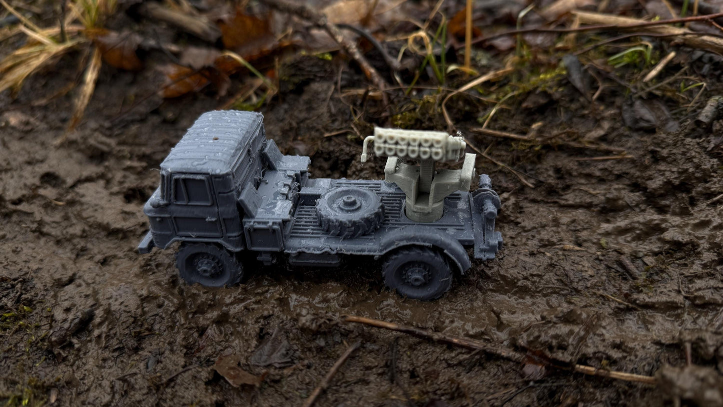 GAZ 66 BM21 grad, BM-21, M1976, truck, soviet Era, Russian, Post War, cold war, tabletop gaming, tabletop terrain