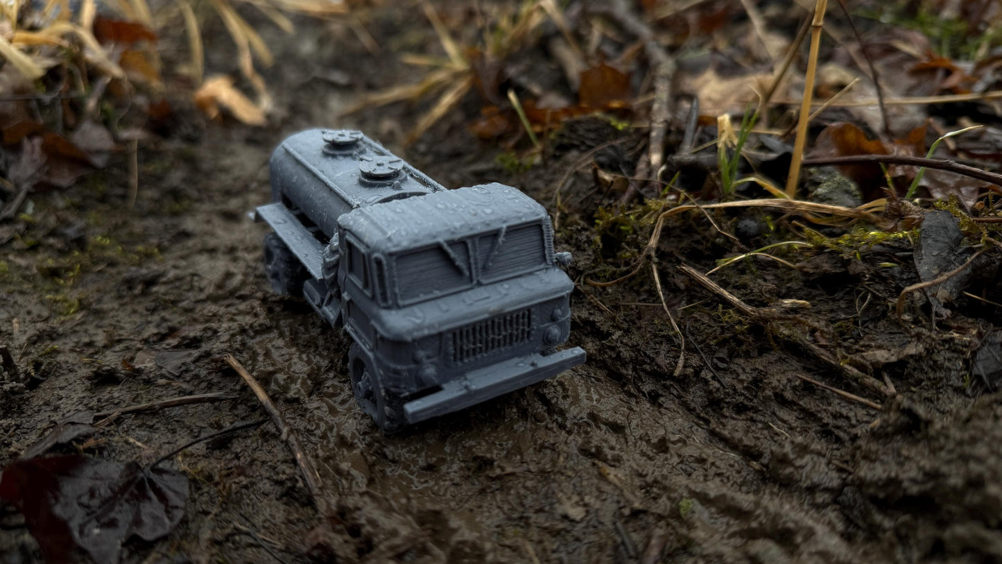 GAZ 66 Tanker, truck, soviet Era, Russian, Post War, cold war, tabletop gaming, tabletop terrain