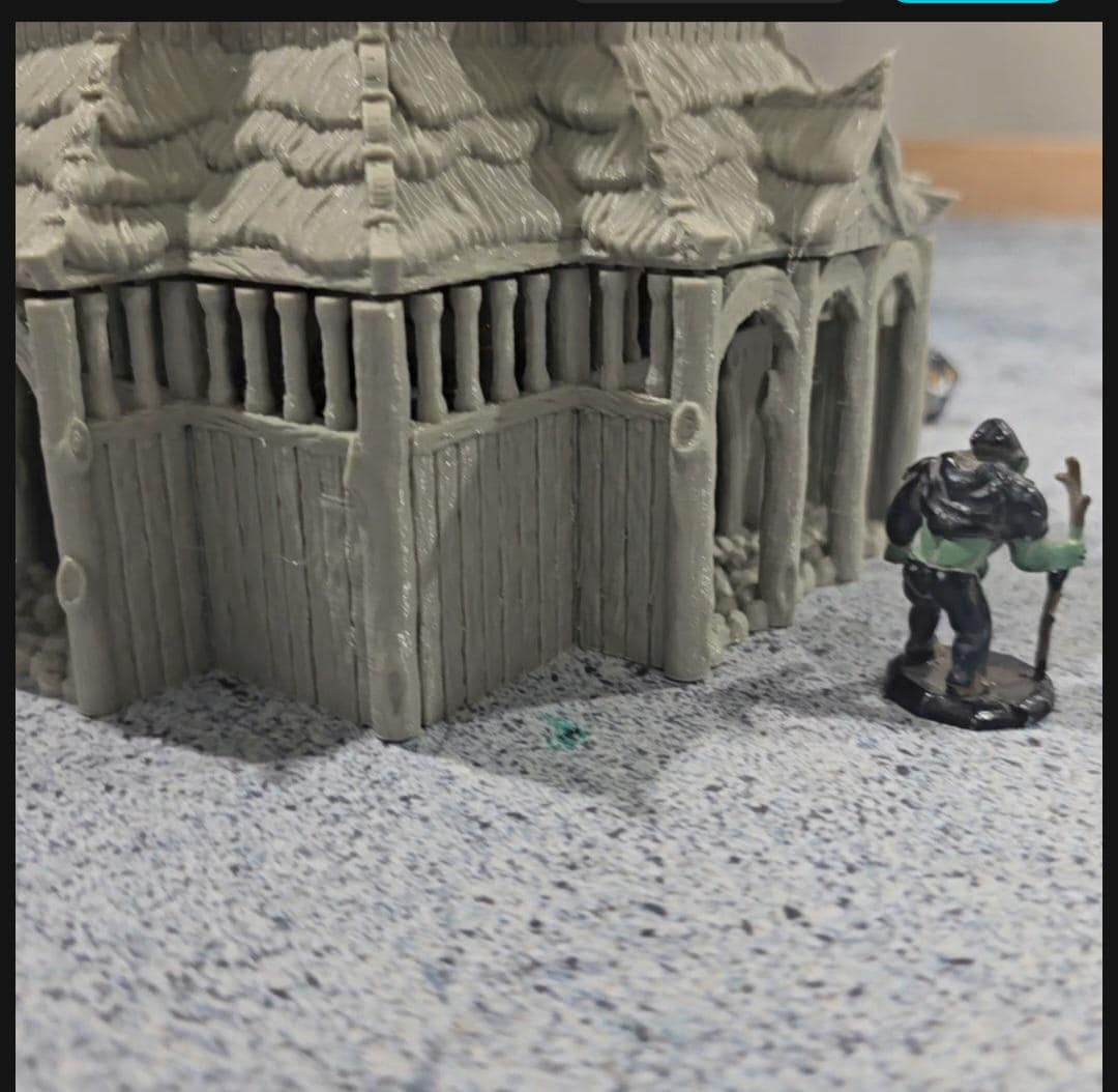 Stave Church: Medieval Norse Religious Building for Historical RPGs and Diorama Settings