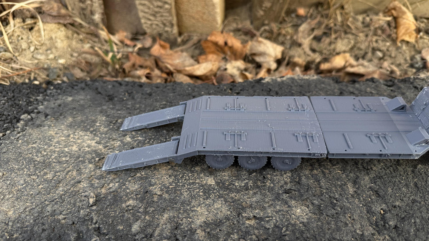 Ural 4320 Semi, Truck Trailer, Truck, Soviet Era, Post War, cold war, tabletop gaming, tabletop terrain