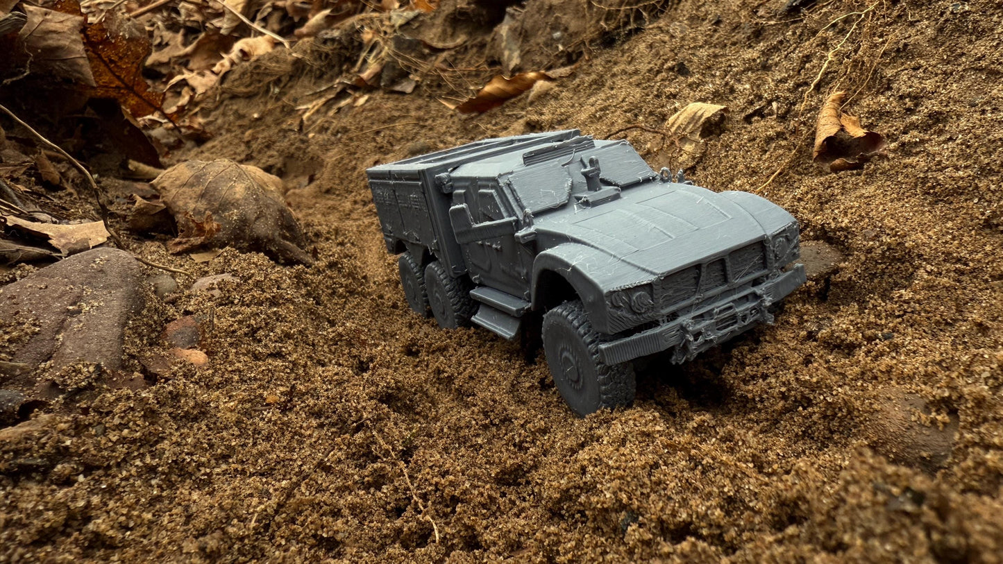 MATV, MRAP, 6x6, Assault, All Terrain vehicle, Truck, Modern warfare, Tabletop terrain, WW2, Modern tank,