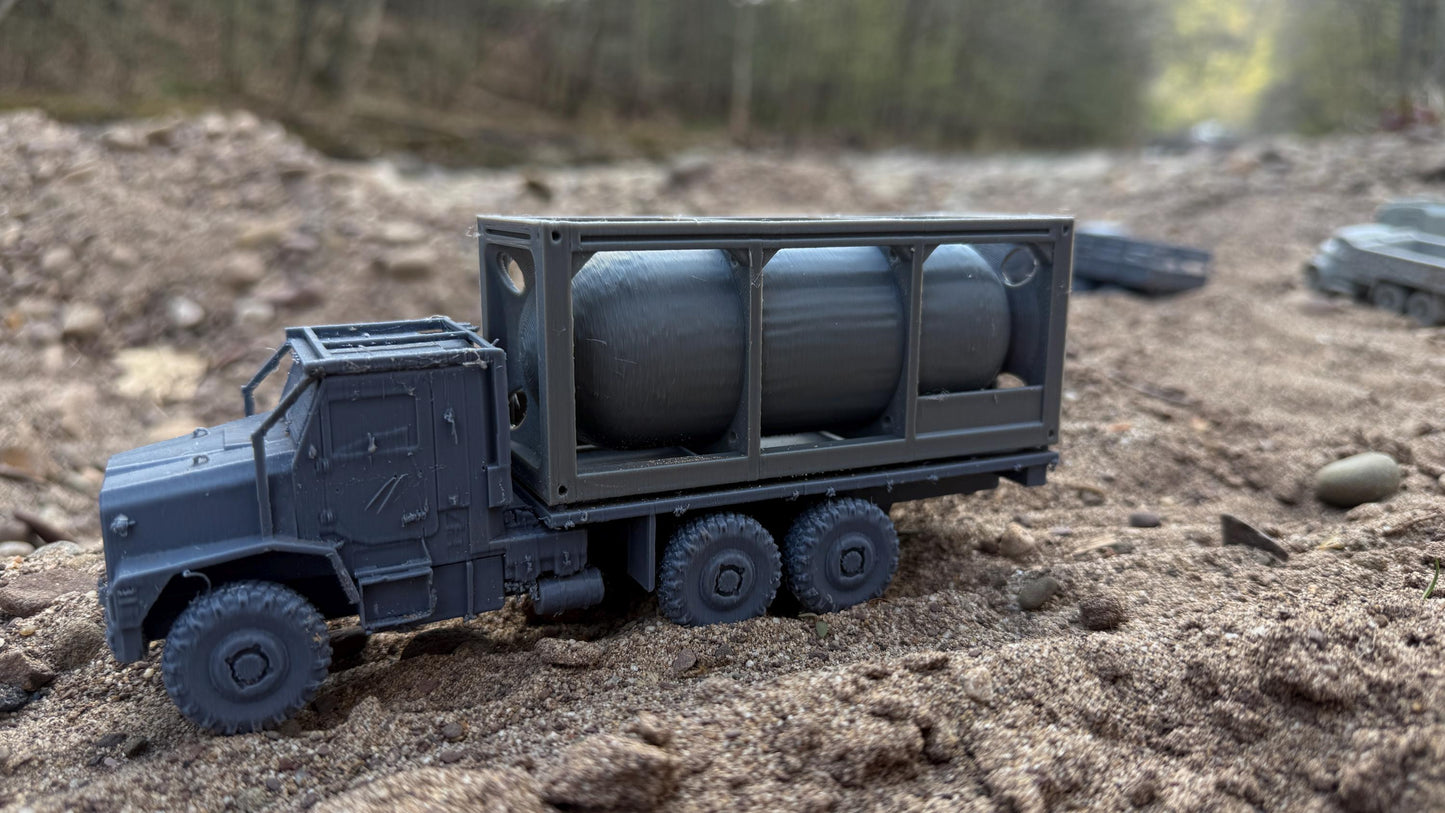 20Ft Bulk fluid container, ISO shipping container, radio center, broadcasting, truck