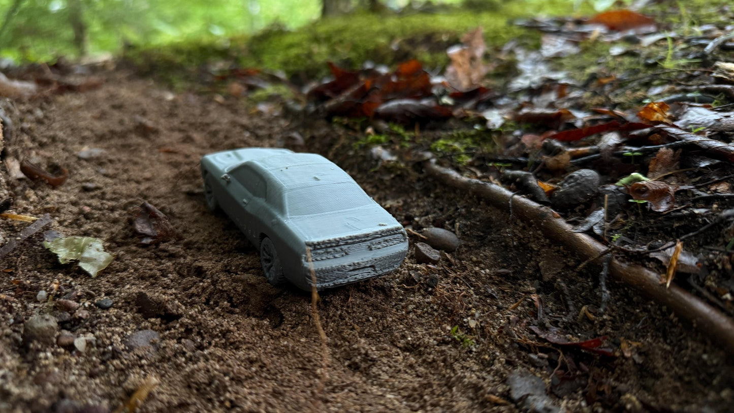 Dodge Challenger concept car, civilian car, Modern warfare, Tabletop terrain, WW2, Modern tank,