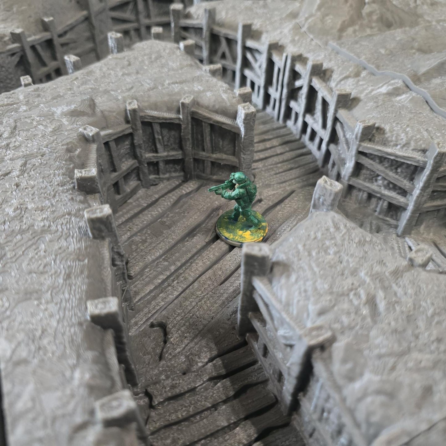Trench Battle Zone: Historical Wargaming Terrain for Tabletop RPGs, Trench terrain
