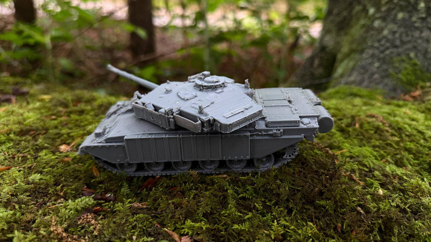 Challenger 1, MBT, Moveable, removeable turrets, Modern warfare, Tanks, 28mm 1:65