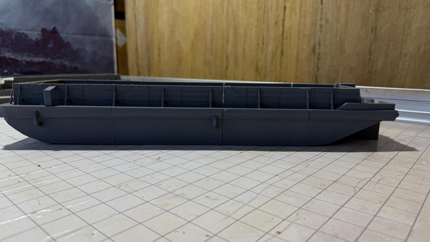 Cargo Barge, River Barge, Bulk shipping, river boat, Floatable, Ship, supplement, playable interior