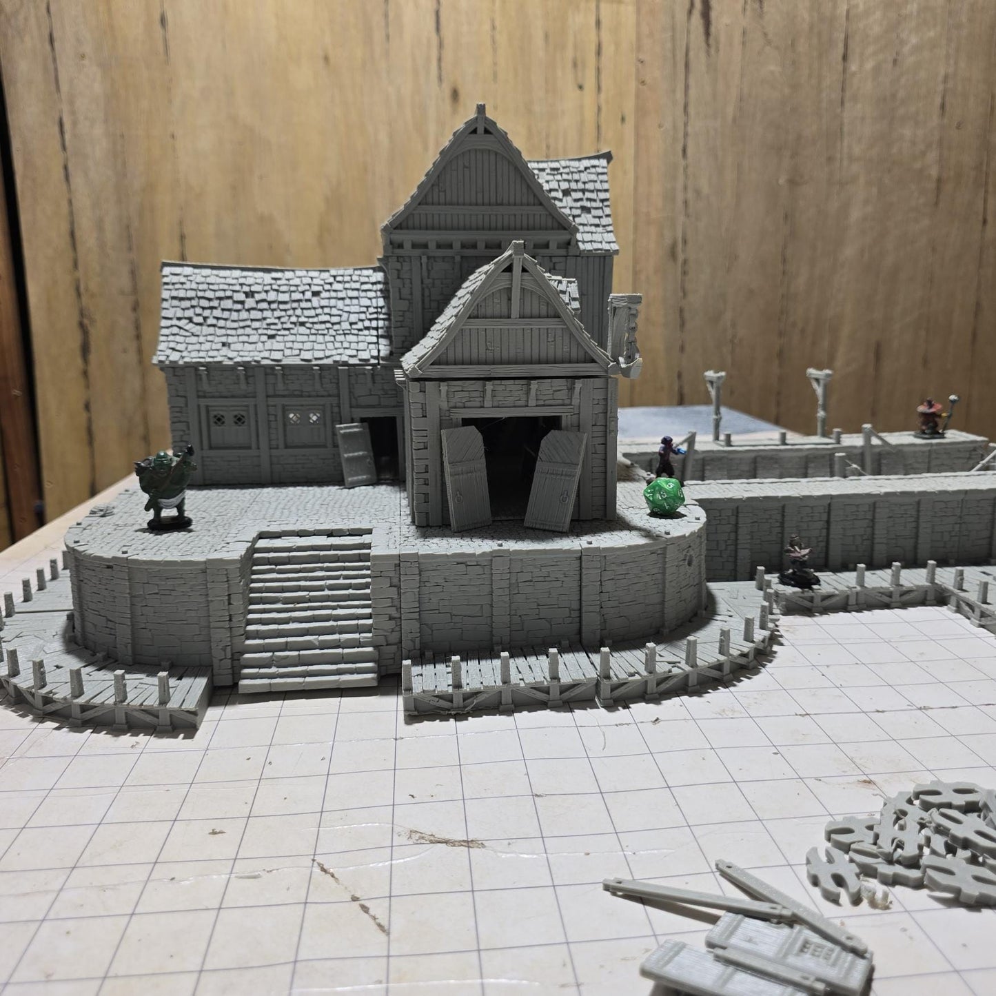 Ancrabourg Shipyard for Tabletop Wargaming - Shipwright and Dockyard Terrain