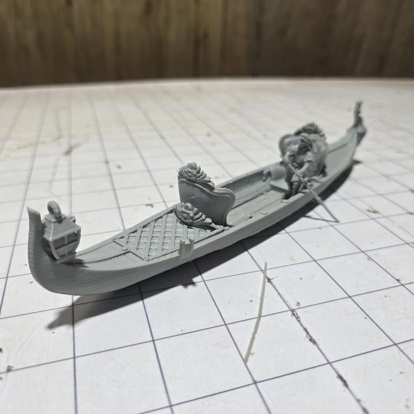 Gondola di Lusso: Renaissance Luxury Gondola 28MM Tabletop Terrain, Model Railroading, Gaming