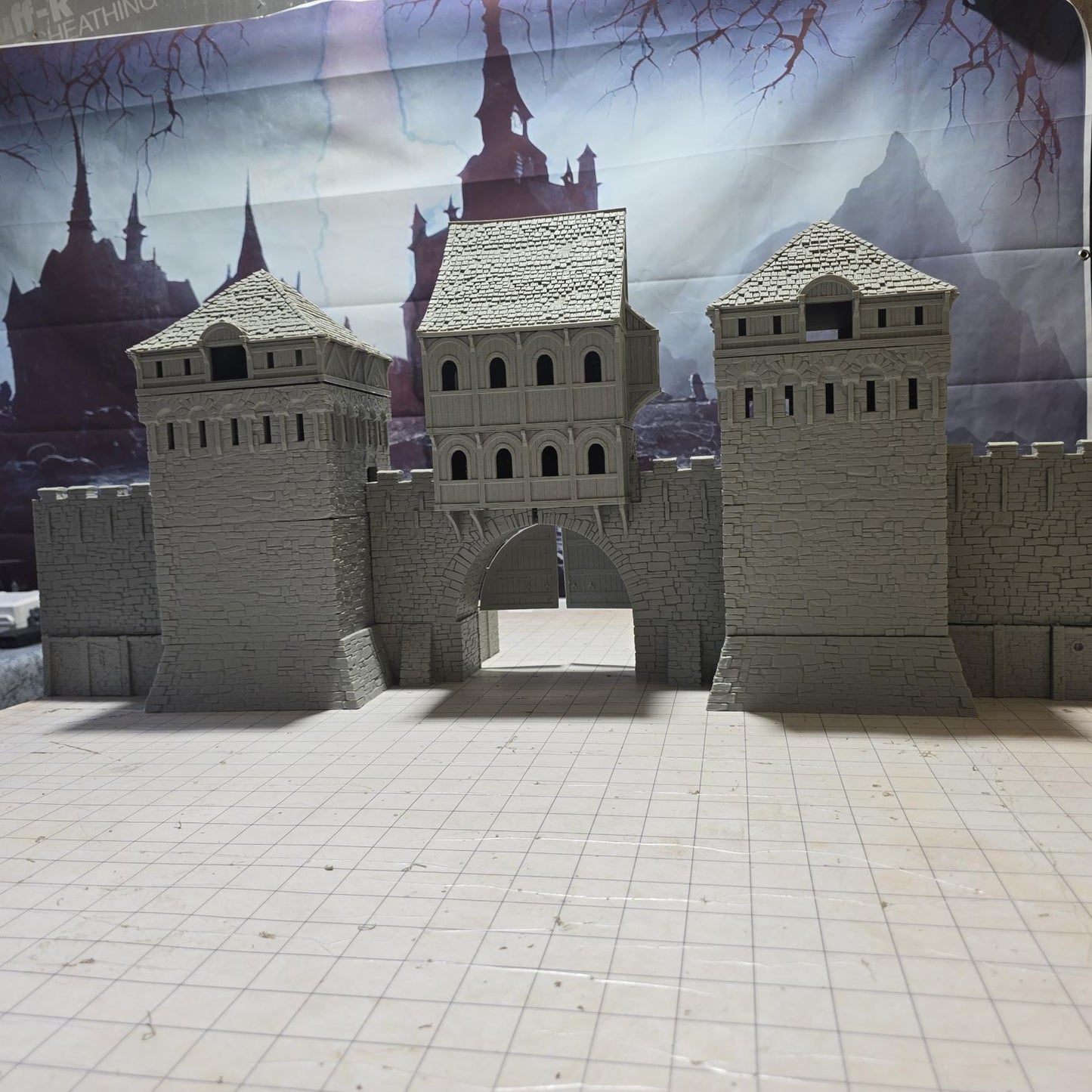 Ancrabourg City Gate and Walls, Port walls, Port Royal, Skirmish, D&D Terrain, Tabletop Terrain