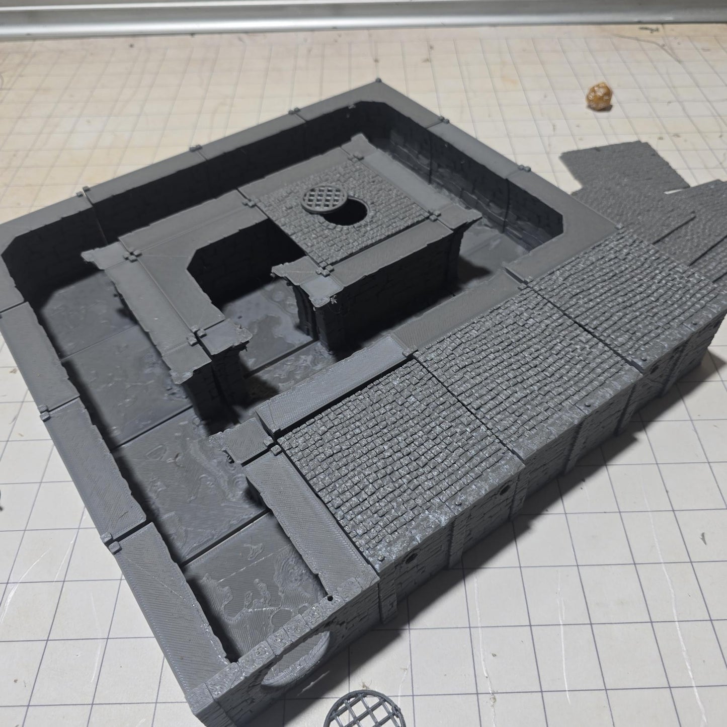 Quay Wall & Dock System Add-ons, Ancrabourg cobblestone streets, 28mm,32mm