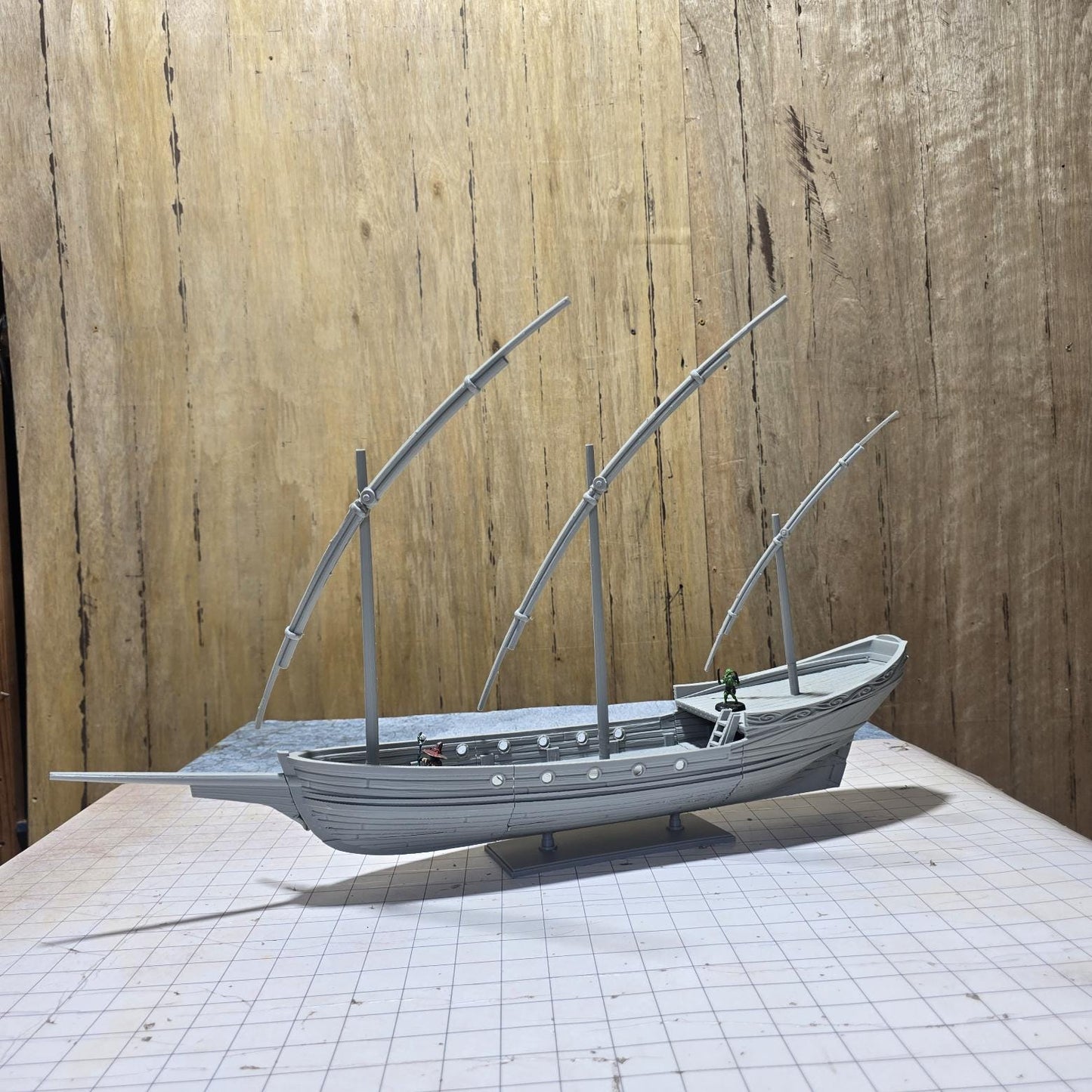 Xebec: 18th-Century Corsair Ship for Tabletop Adventures