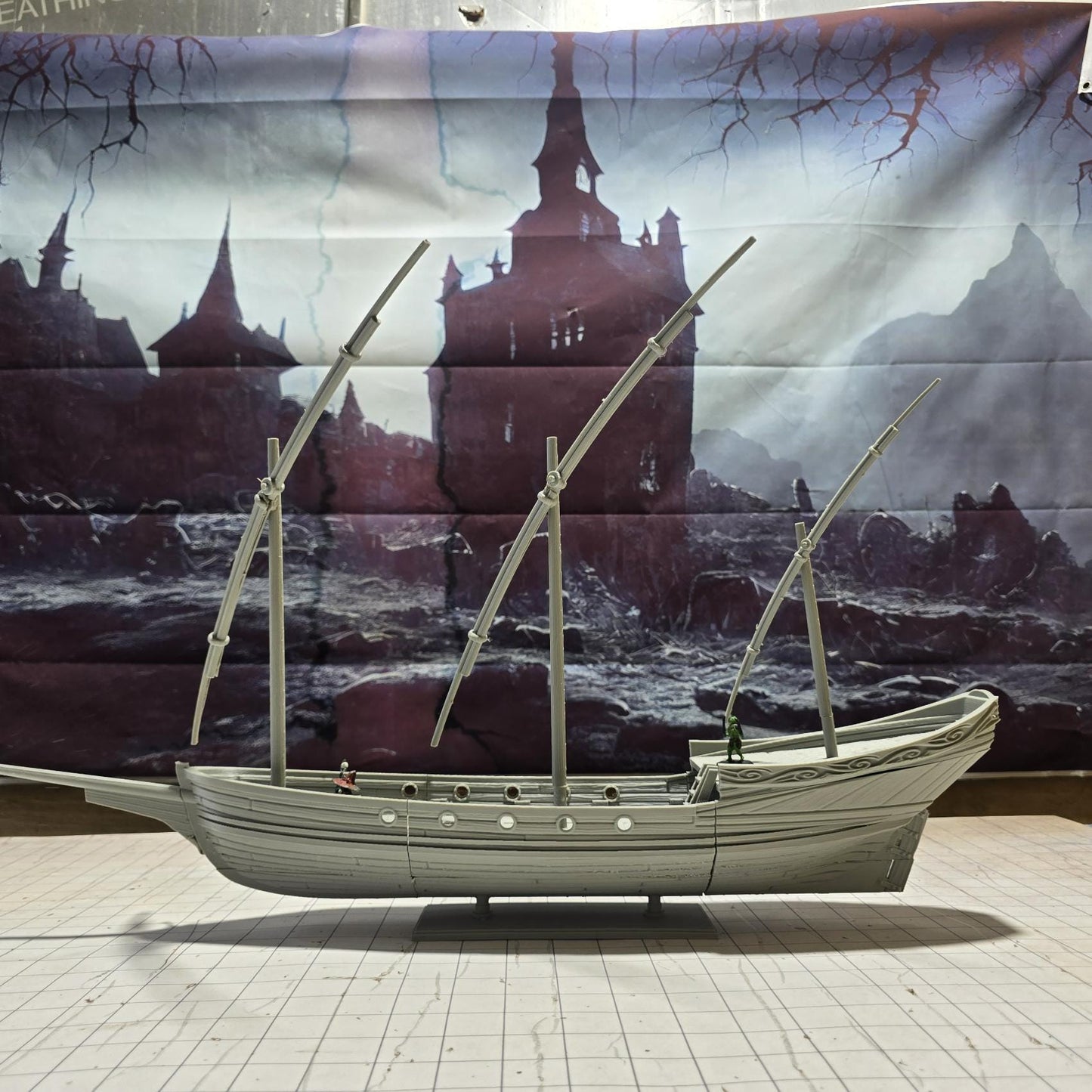 Xebec: 18th-Century Corsair Ship for Tabletop Adventures