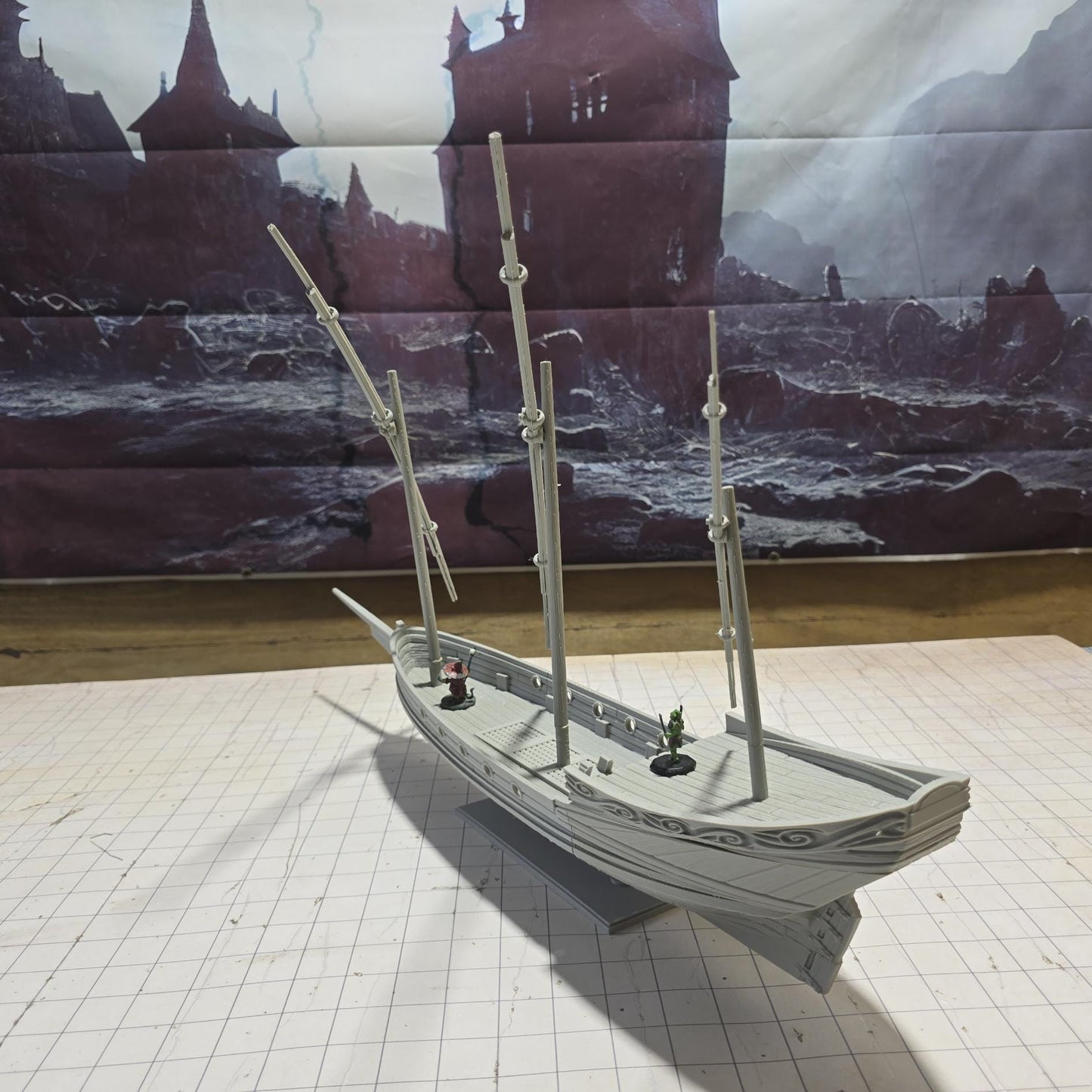 Xebec: 18th-Century Corsair Ship for Tabletop Adventures