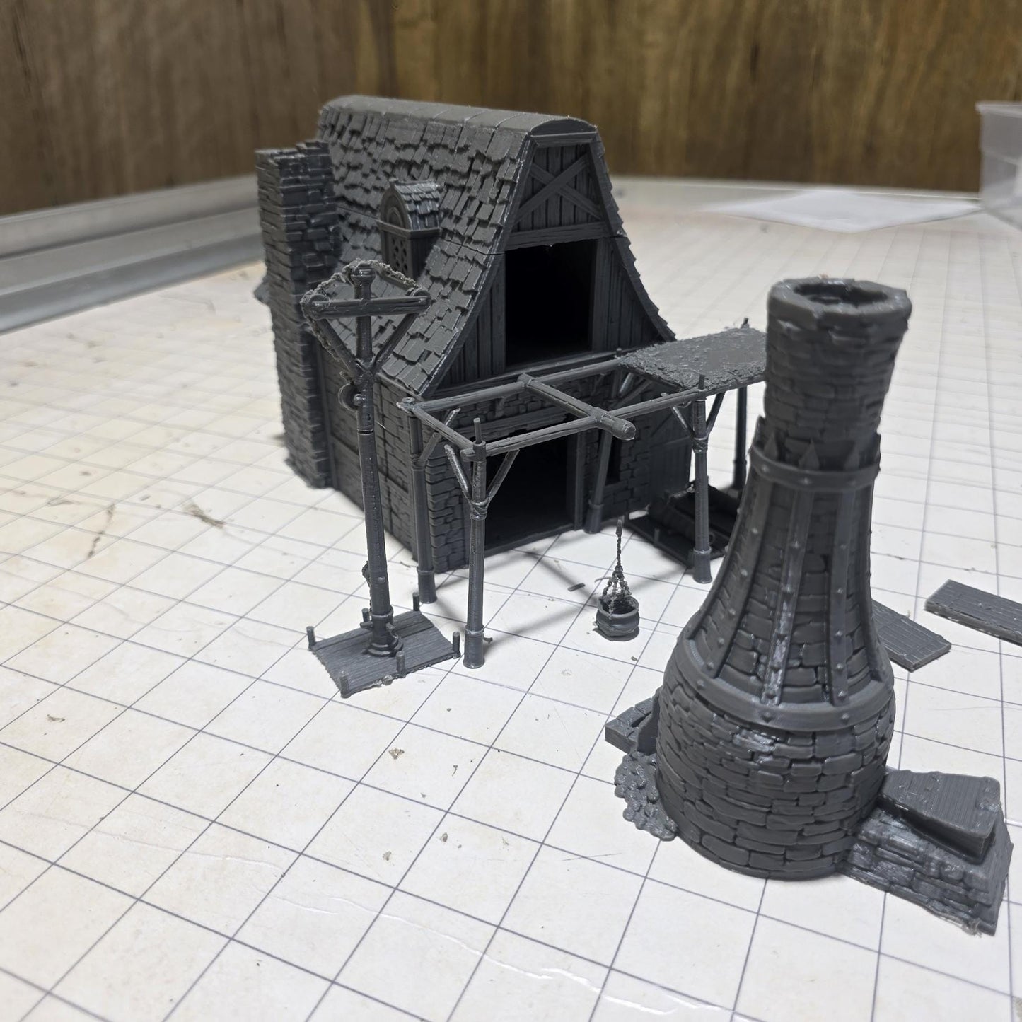 Ancrabourg Cannon Smith, Cannon Forge,, Port Royal, Skirmish, D&D Terrain, Tabletop Terrain