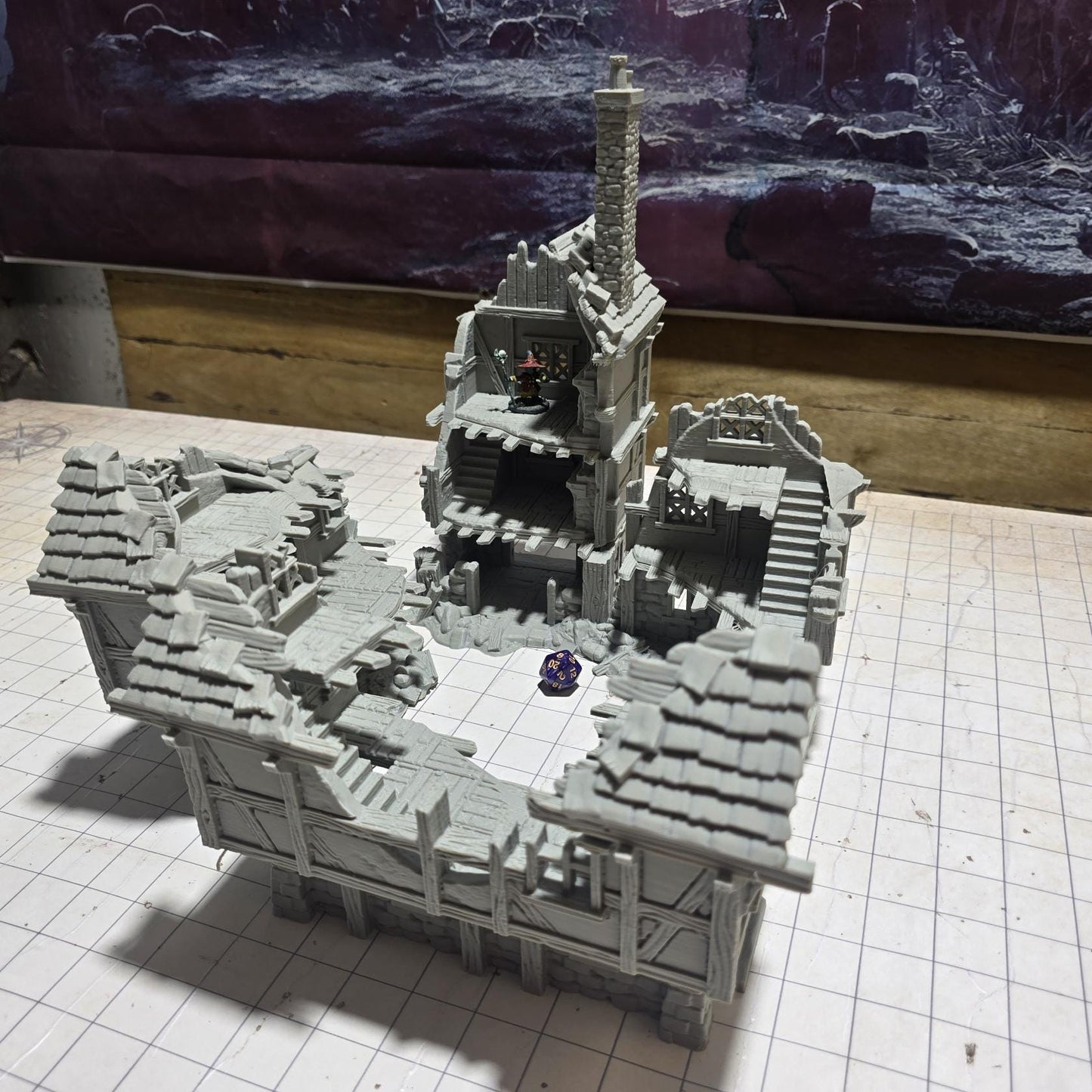 Barrenfall Manor Ruins - 28mm, Darkrealms