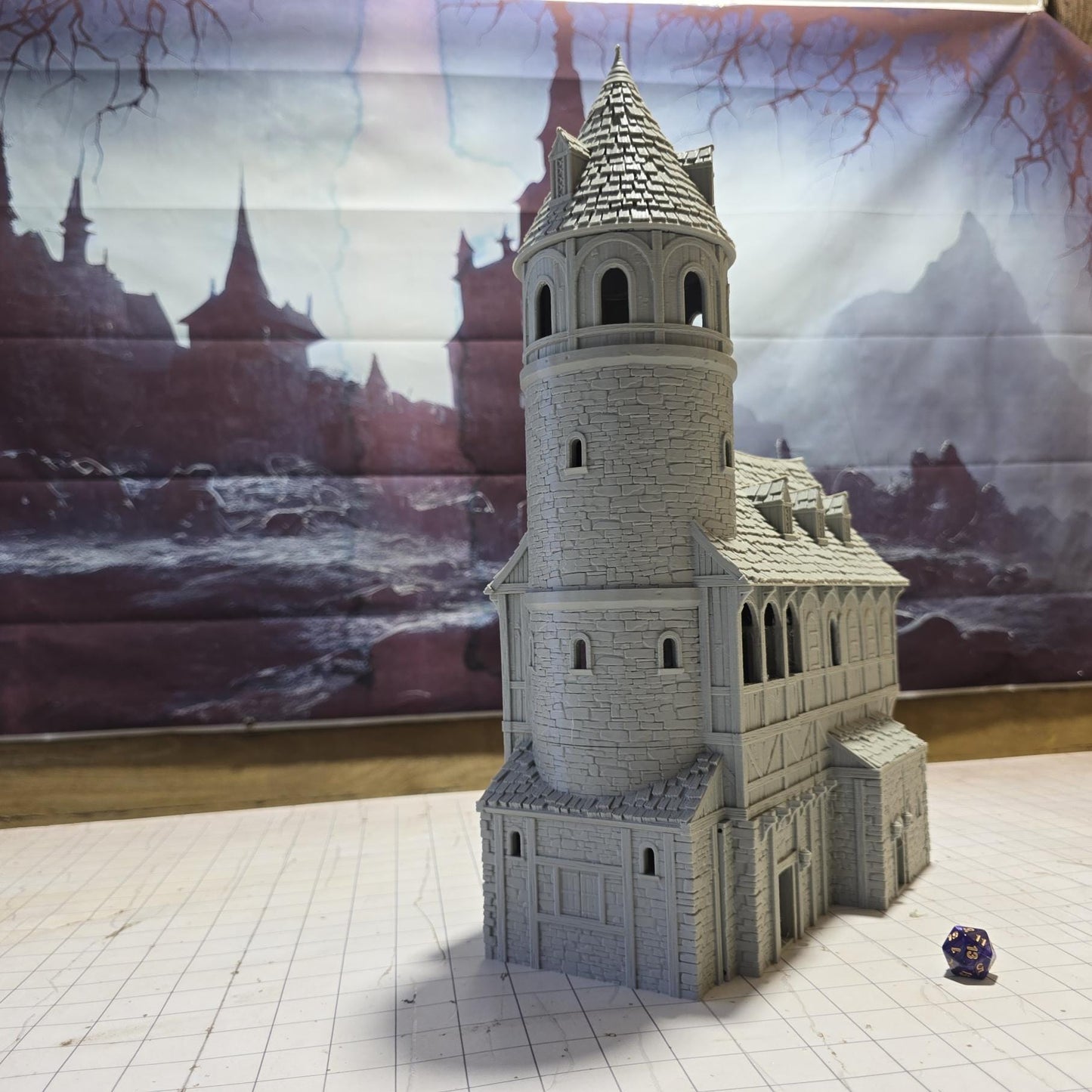 Ancrabourg Mayors House, city mansion, Port Mayor, Mayors Mansion Port Royal, Skirmish, D&D Terrain, Tabletop Terrain