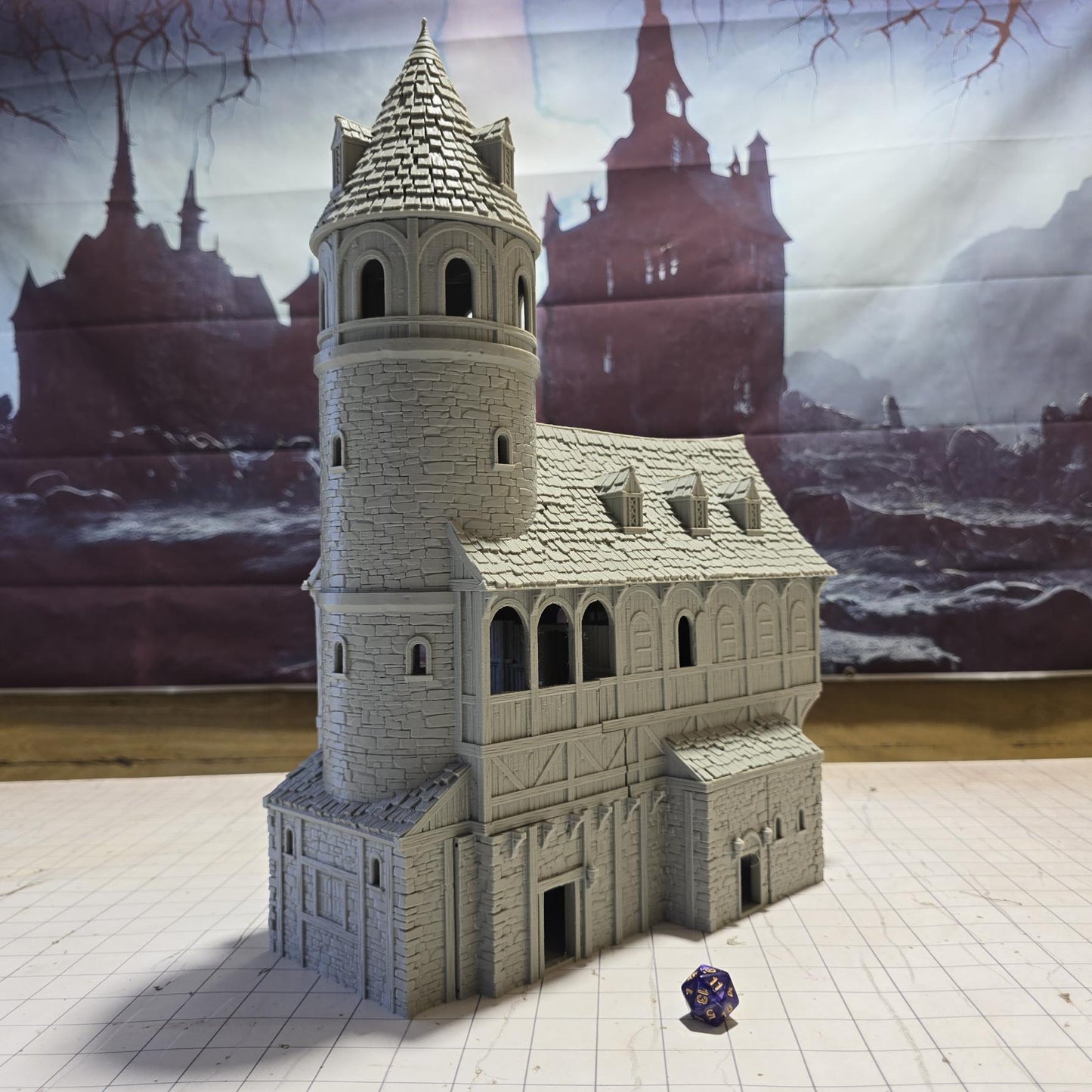 Ancrabourg Mayors House, city mansion, Port Mayor, Mayors Mansion Port Royal, Skirmish, D&D Terrain, Tabletop Terrain