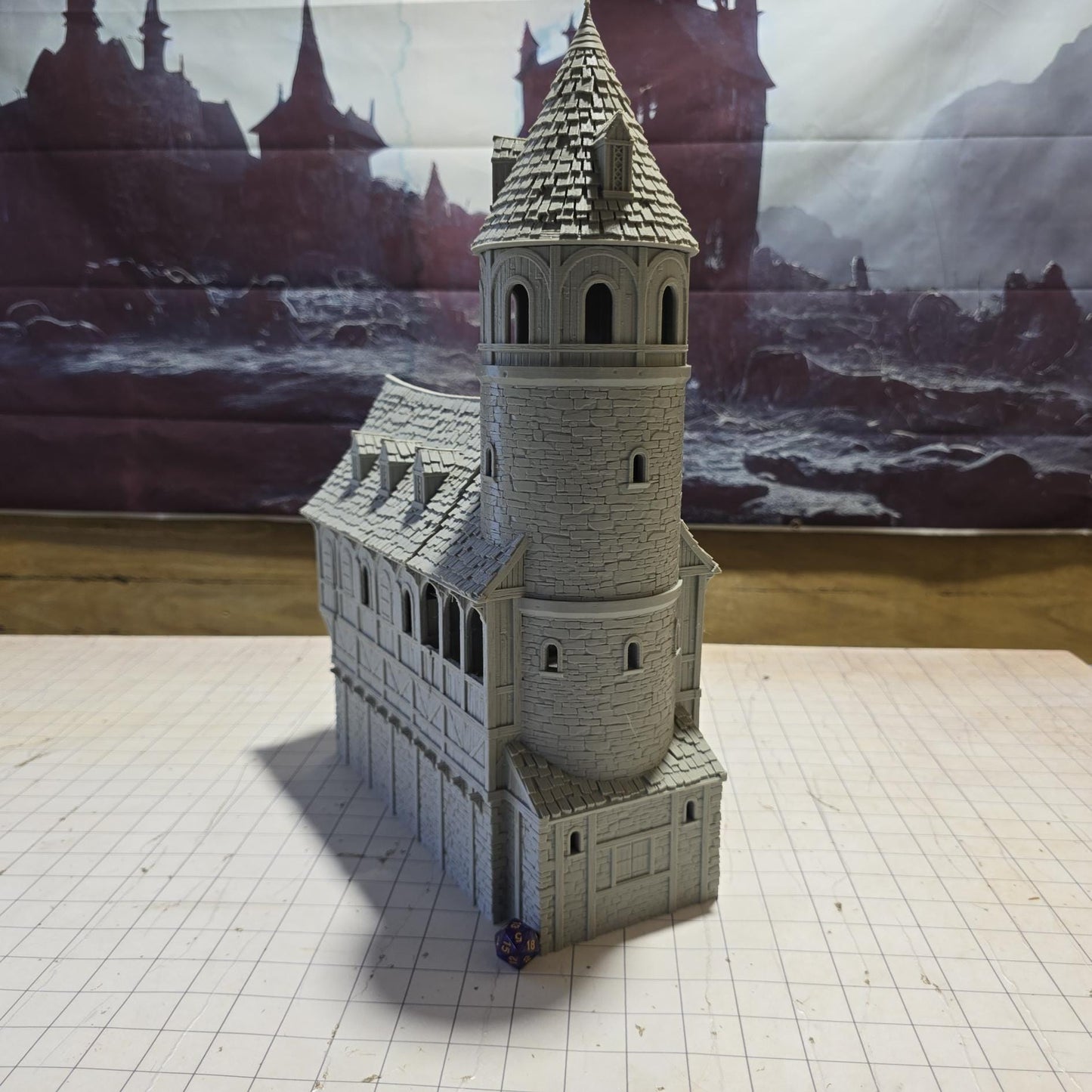 Ancrabourg Mayors House, city mansion, Port Mayor, Mayors Mansion Port Royal, Skirmish, D&D Terrain, Tabletop Terrain