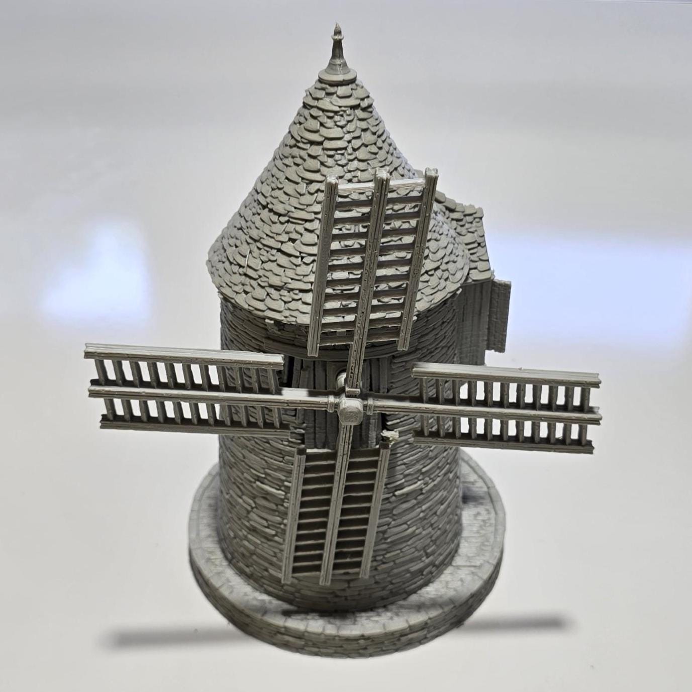 Greendale Windmill: Historical Colonial Windmill for D&D, Model Railroading, and Wargaming
