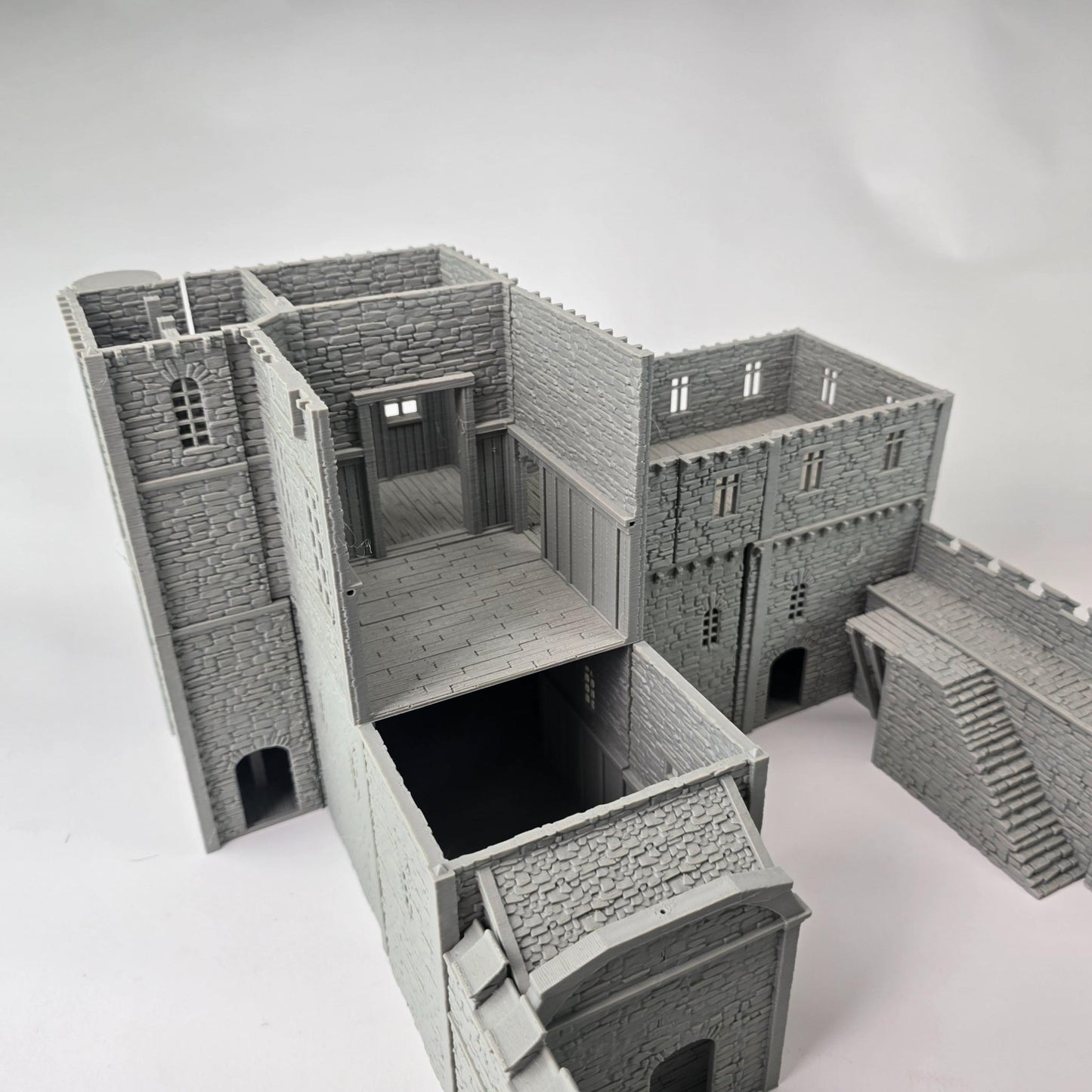 Greendale Castle: 14th Century Fortress for D&D, Model Railroading and Wargaming