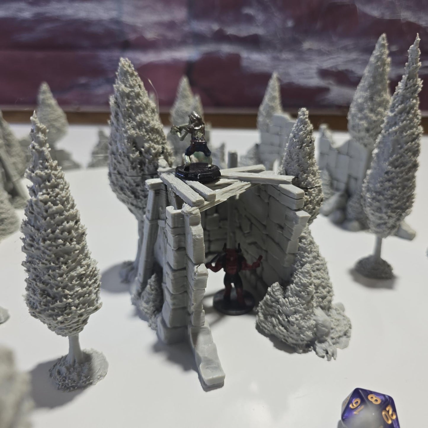 Forest Ruins of Guardia: Modular Scatter Terrain for DnD, Pathfinder & Wargaming – 28mm Fantasy Ruins Set