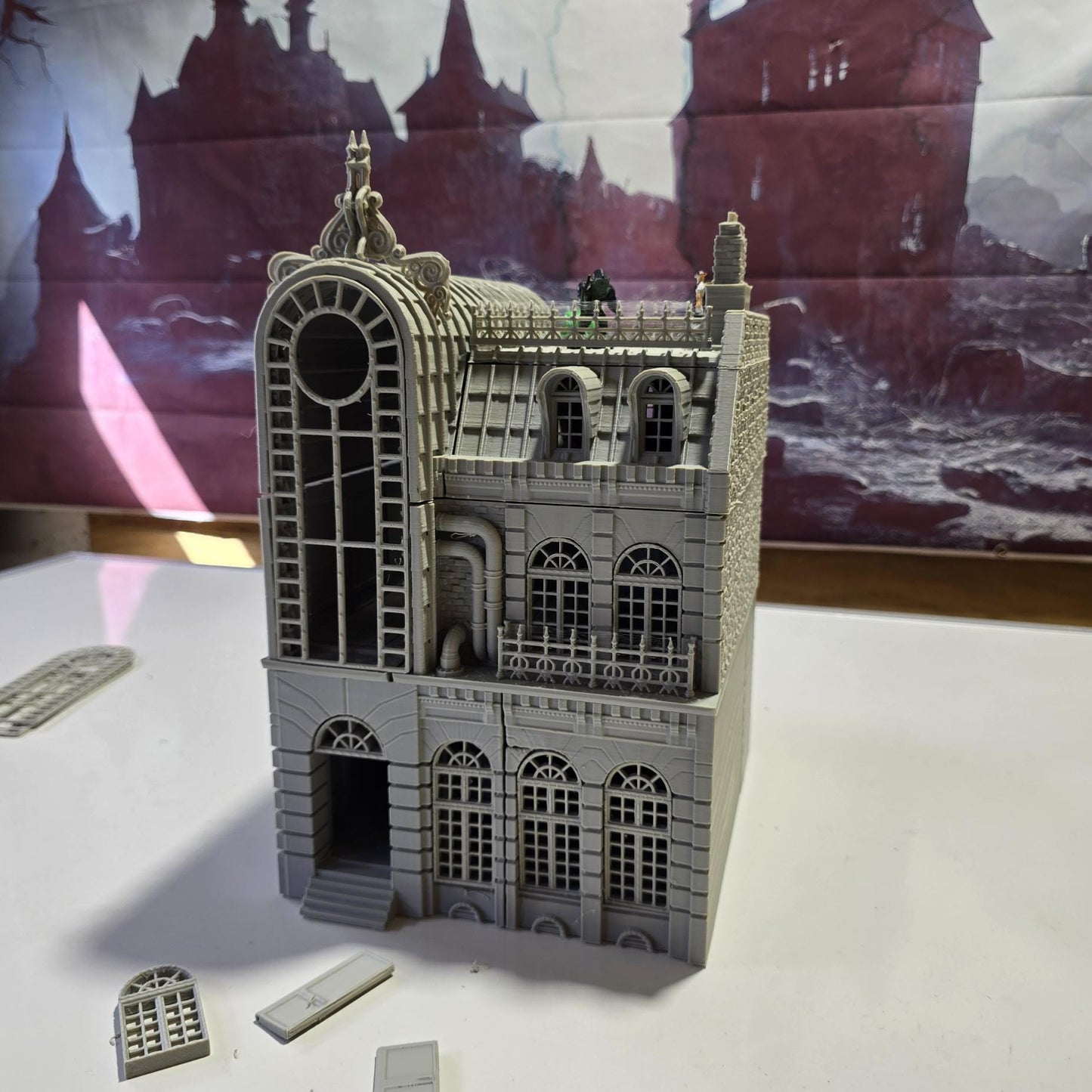 Laandan City Building 1 - Modern Role Playing -Industrial 28mm Terrain - - 28mm Terrain - terrain