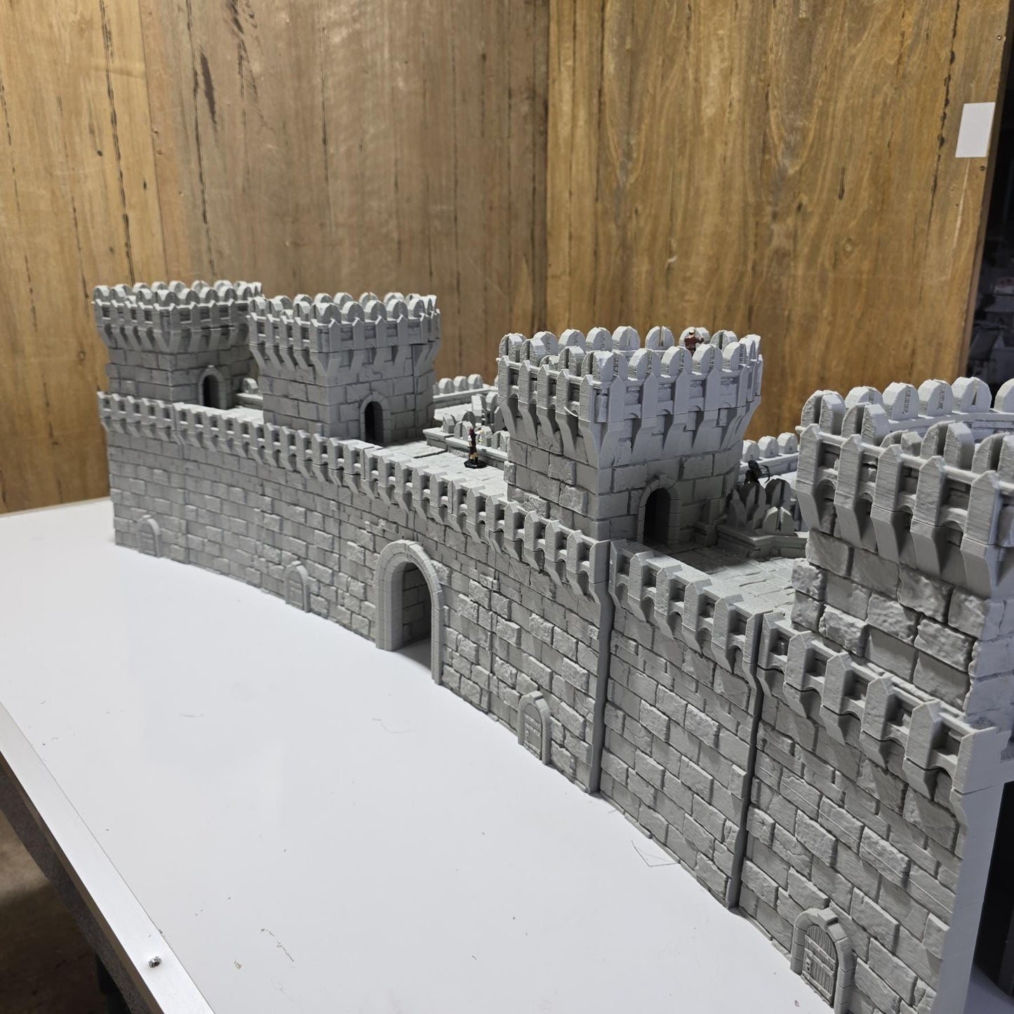 Ivory Citadel Walls: Medieval Fortress Defense for Tabletop RPGs, Model Railroading, and Wargaming