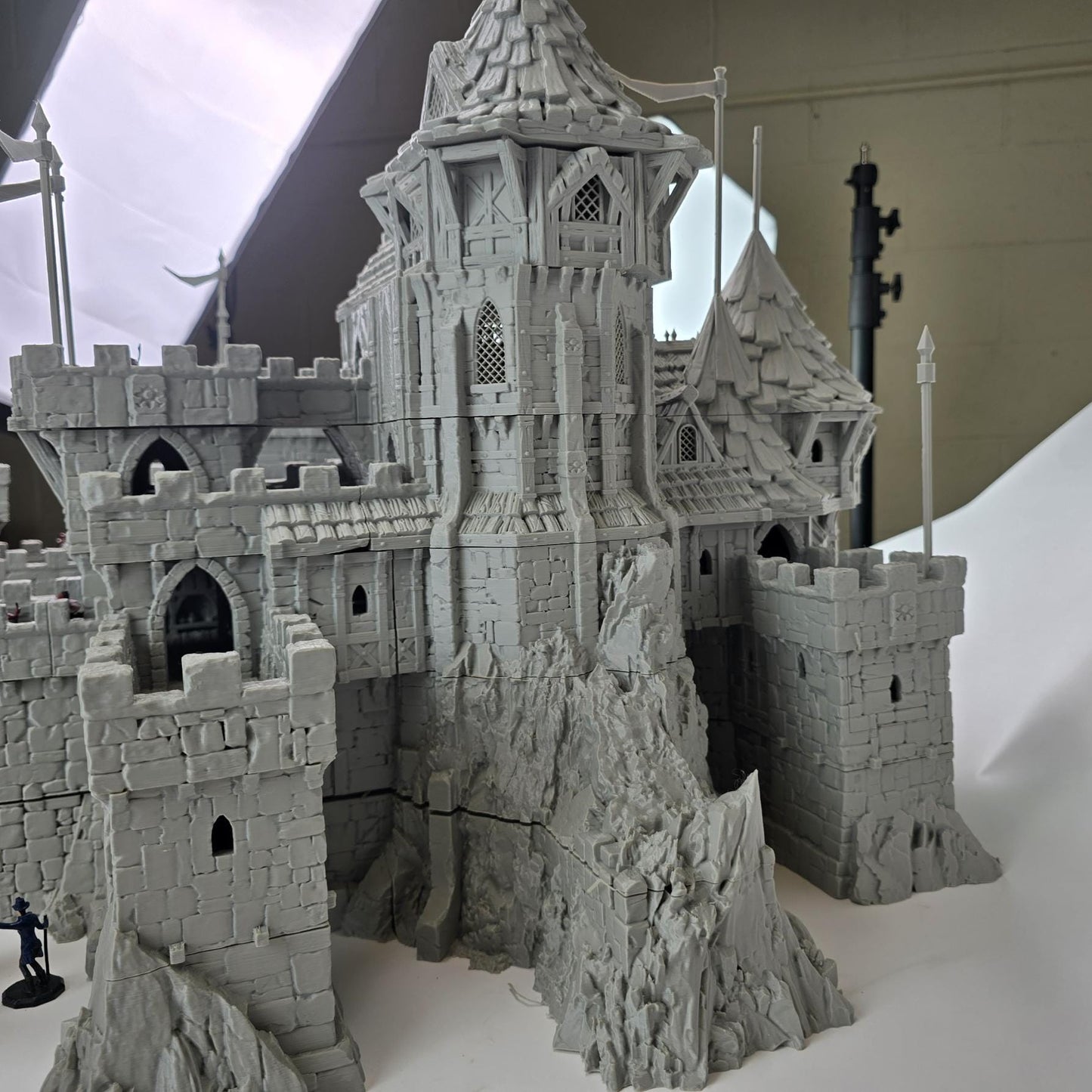 Guardia's Keep: Medieval Castle Fortress 28MM Tabletop Terrain, Model Railroading, Gaming