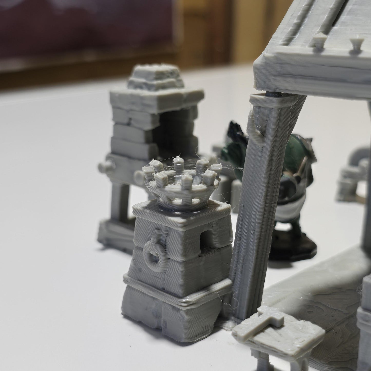 Blacksmith’s Tent: Medieval Fantasy Market Forge Terrain Standard Tabletop Terrain, Gaming, kingdom of Guardia