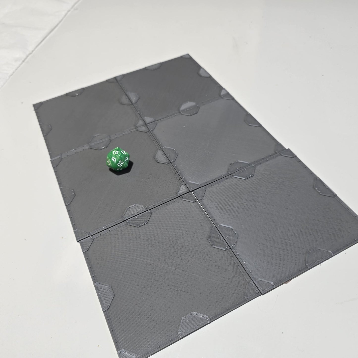 Sector Forge Road System A – Standard Deck Pattern 4x4 Modular Sci-Fi Terrain Tiles