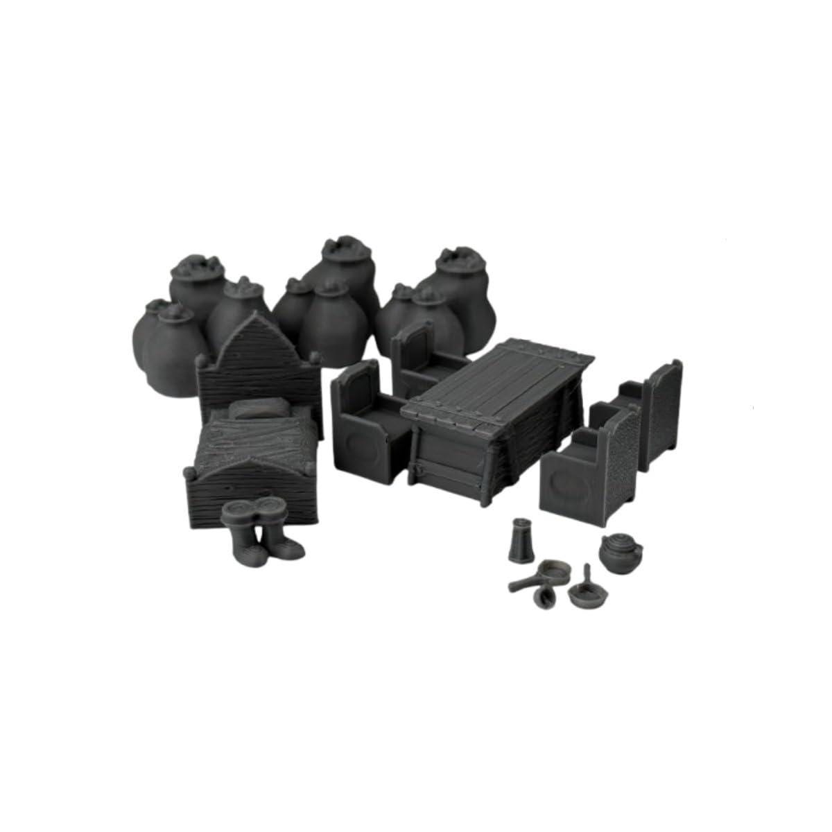 Town Scatter Set – 28mm Scale Medieval Fantasy Scatter Terrain