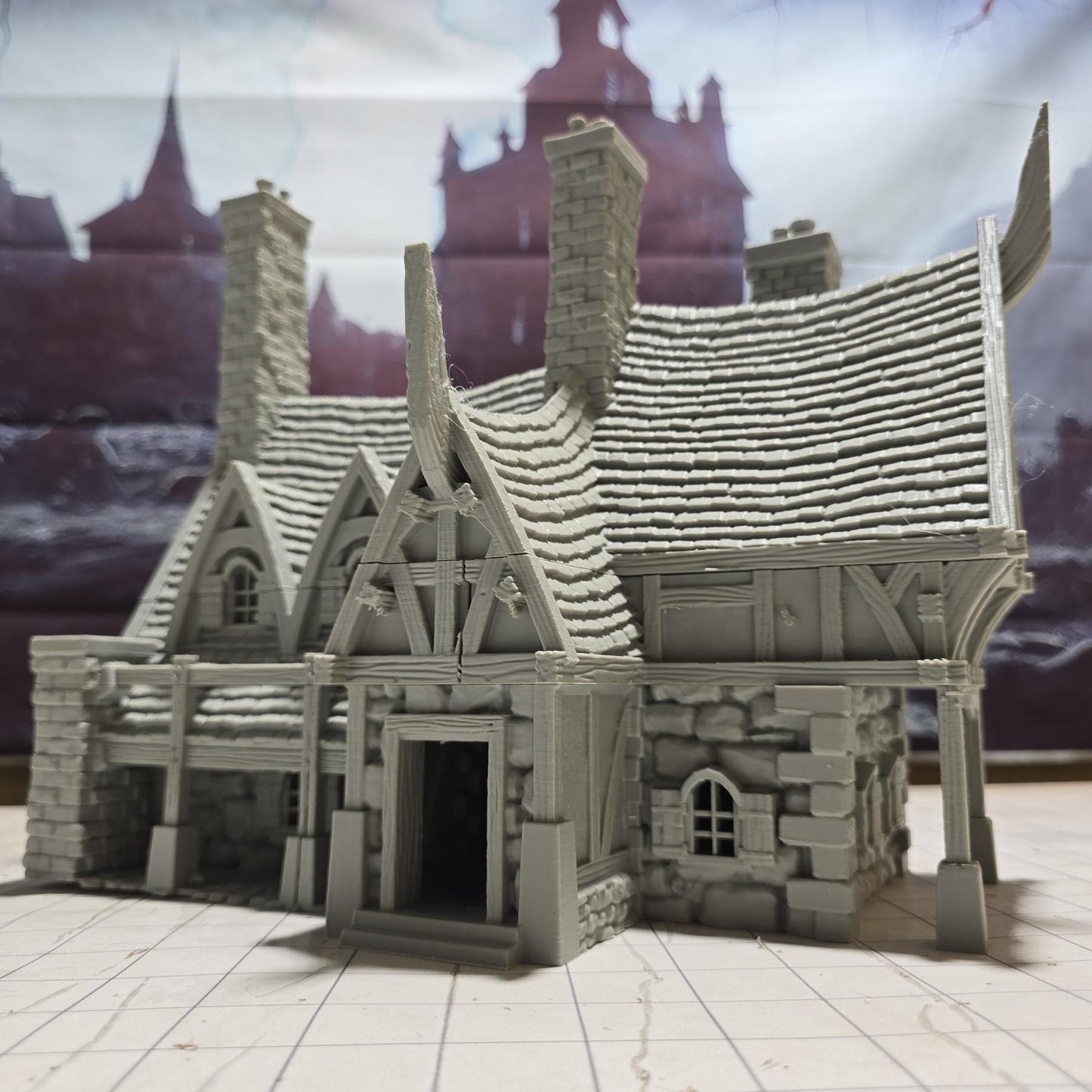 Vladistov Inn, the Majestic Pig, 1, Vampire Town, Haunted Town, cursed Town, Town terrain, dungeons and dragons