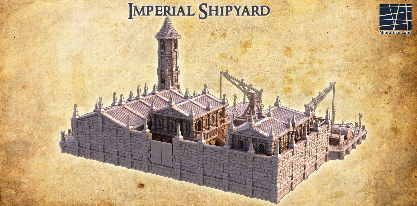 Imperial Shipyard, Shipwright, Docks, Lighthouse