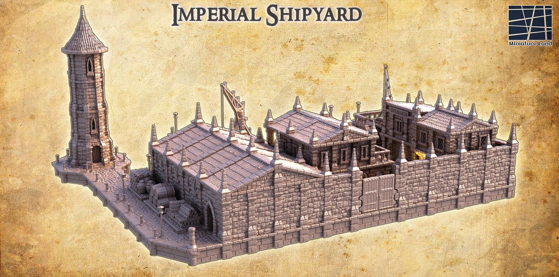 Imperial Shipyard, Shipwright, Docks, Lighthouse