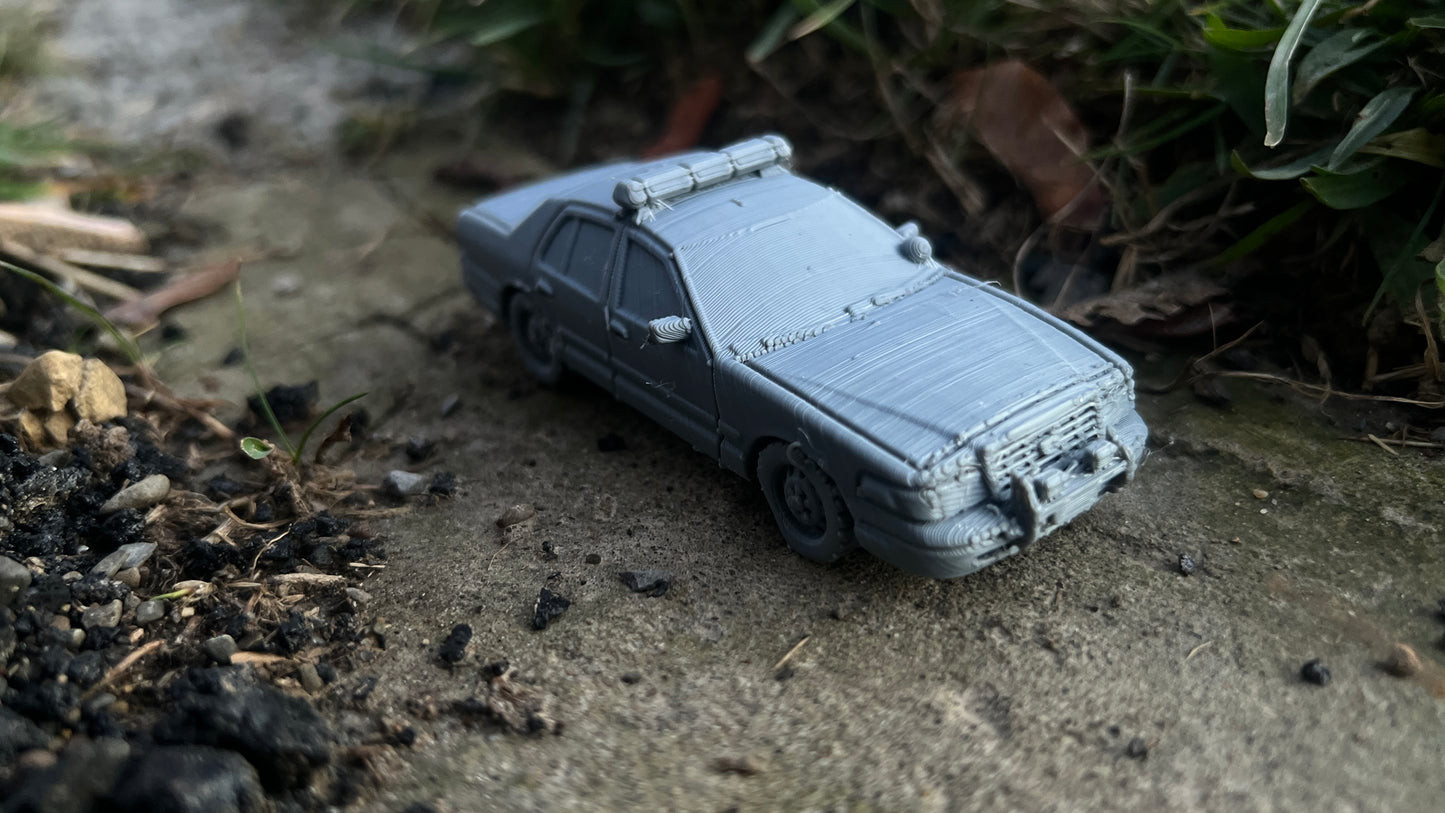Crown Victoria, sedan, police car, modern vehicle,