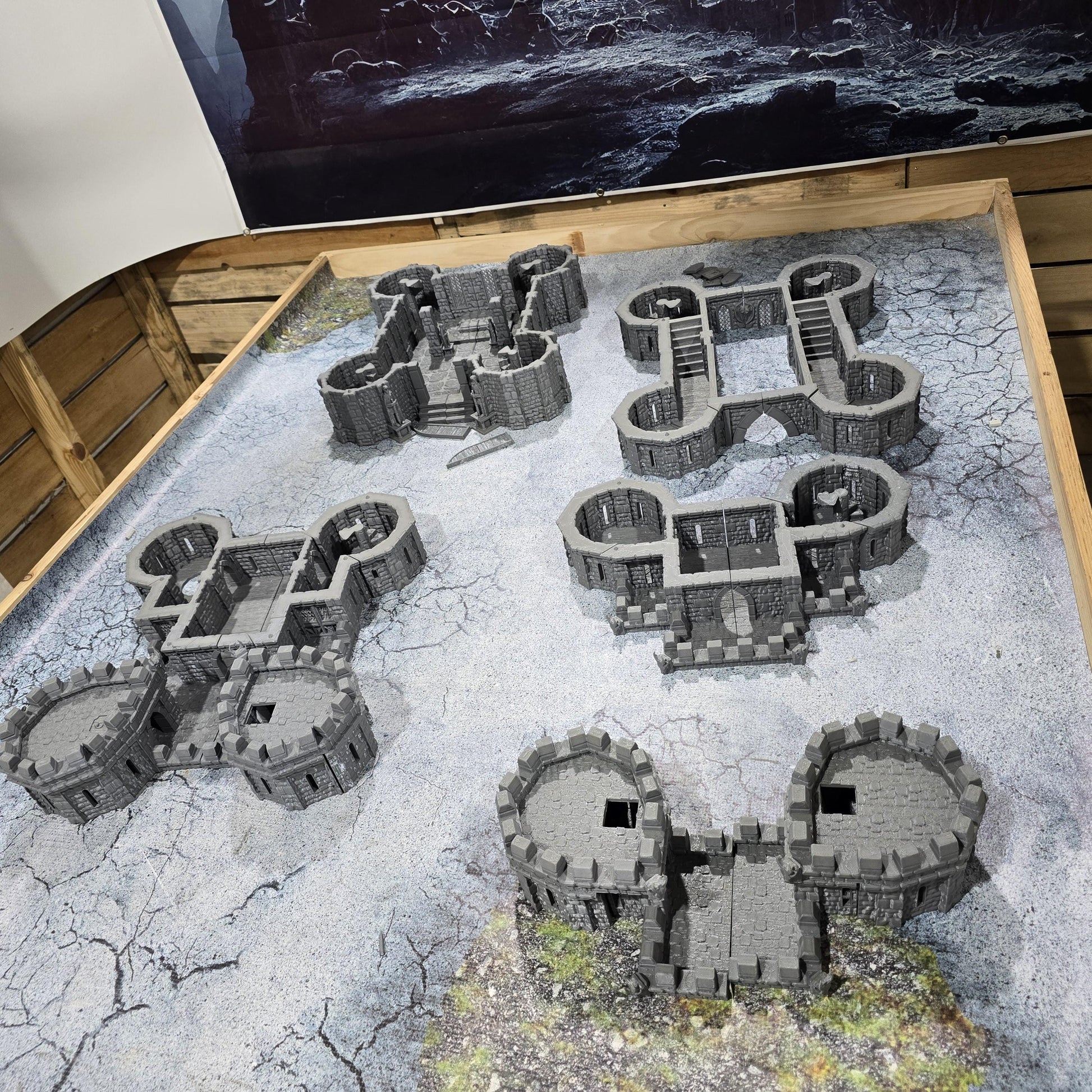 Dragon Keep, Drennheim Castle, 28mm, Terrain, , Dungeons and Dragons, 28mm Terrain, terrain