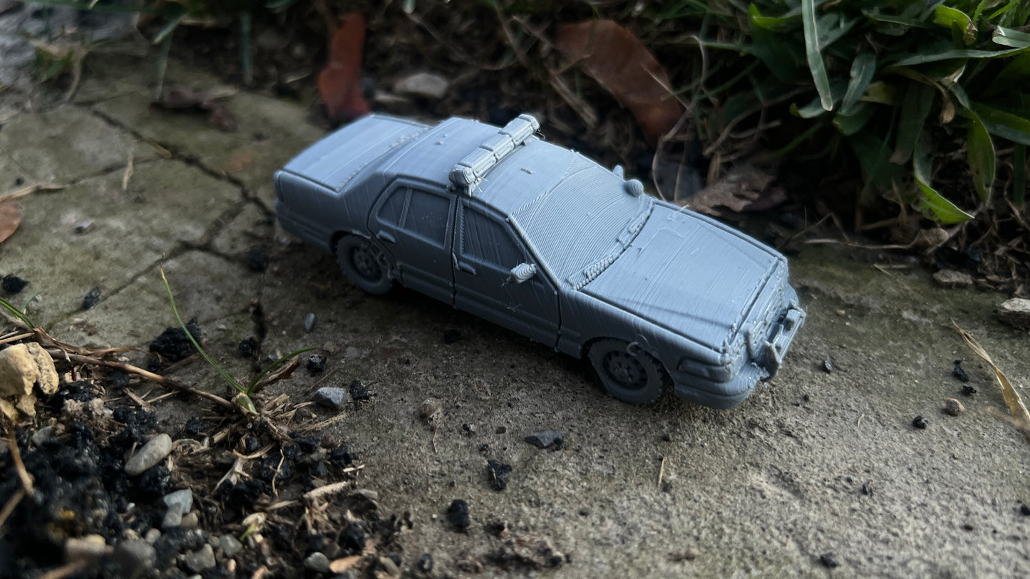 Crown Victoria, sedan, police car, modern vehicle,