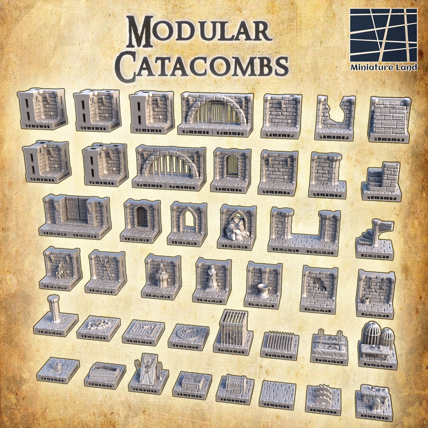 Catacombs Modular -  Tiles