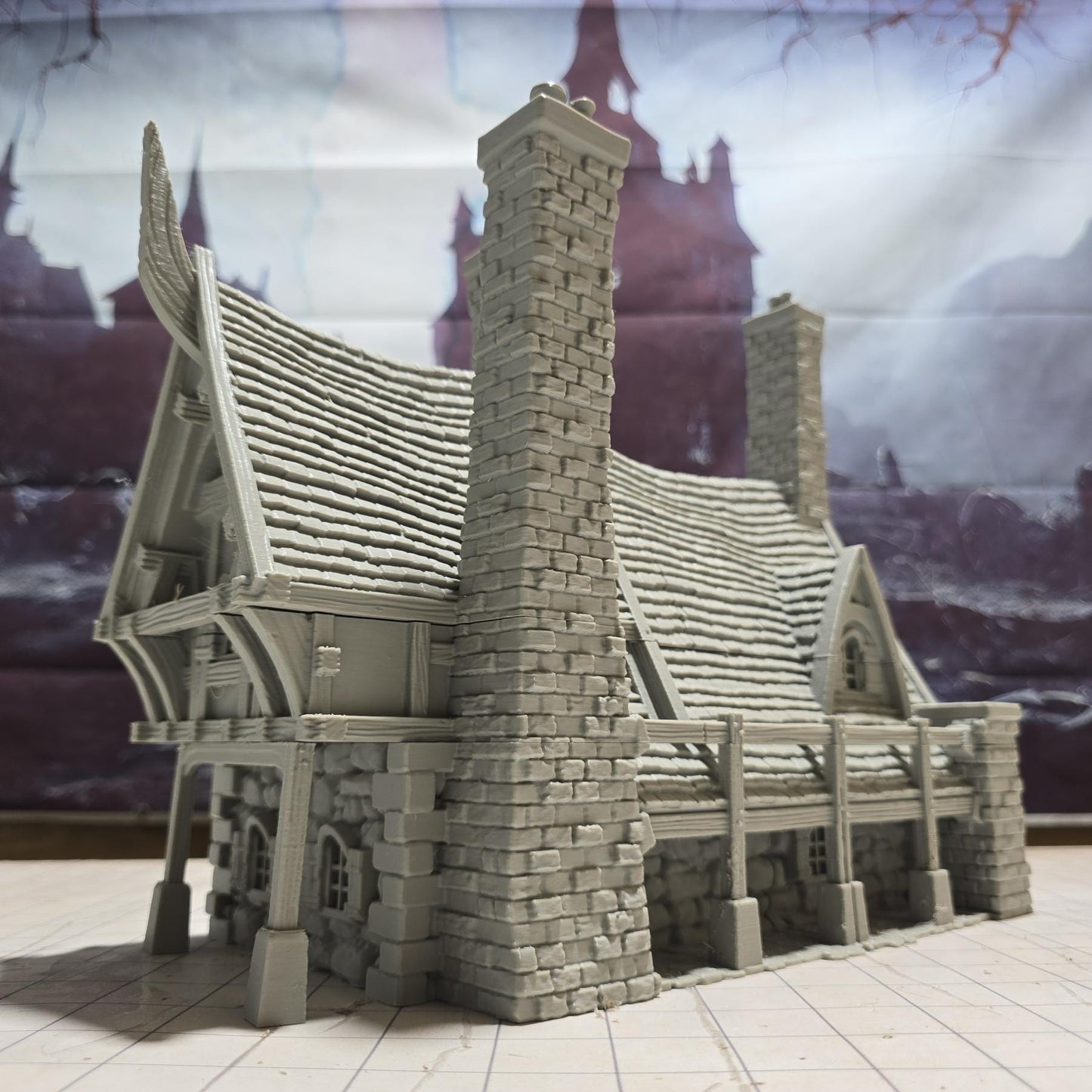 Vladistov Inn, the Majestic Pig, 1, Vampire Town, Haunted Town, cursed Town, Town terrain, dungeons and dragons