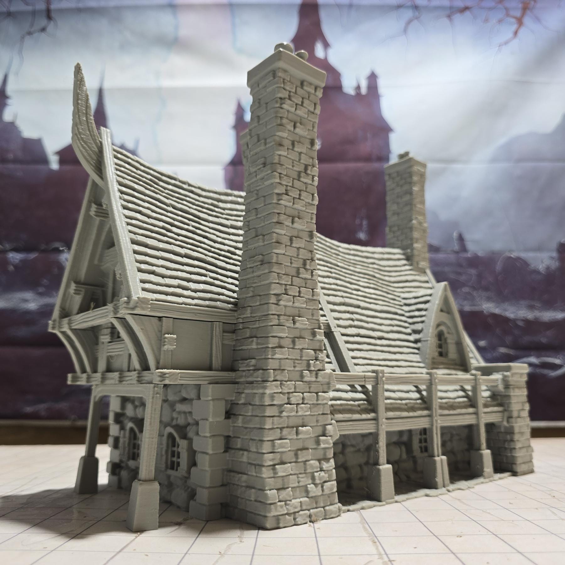 Vladistov Inn, the Majestic Pig, 1, Vampire Town, Haunted Town, cursed Town, Town terrain, dungeons and dragons