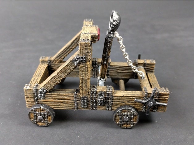 Catapult 28mm Scale - - Dungeons and Dragons - 28mm Terrain - terrain