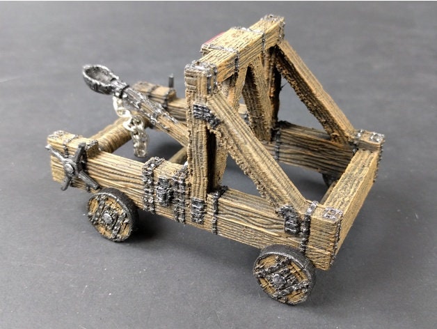 Catapult 28mm Scale - - Dungeons and Dragons - 28mm Terrain - terrain