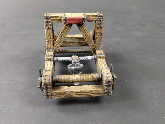 Catapult 28mm Scale - - Dungeons and Dragons - 28mm Terrain - terrain