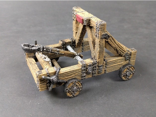 Catapult 28mm Scale - - Dungeons and Dragons - 28mm Terrain - terrain