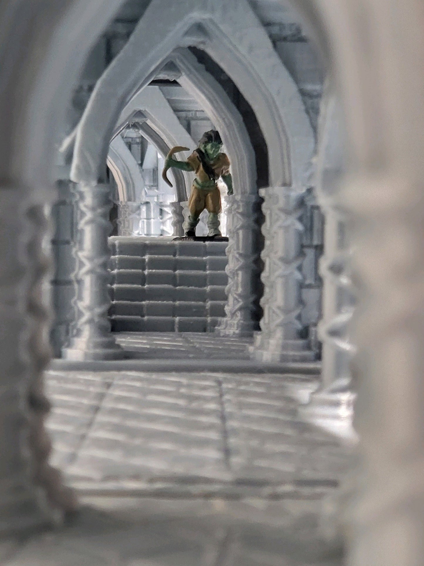 Tower, Tower Ruins, Drennheim, Wall System, Warhammer, Dungeons and Dragons, Warhammer Terrain, Terrain Gift, 28mm terrain, Tabletop Terrain, Defense, Walls, Gates, Gateway, Gate, Stronghold, castle, Castle Walls, Raid, Archer Towers, Dark Tower