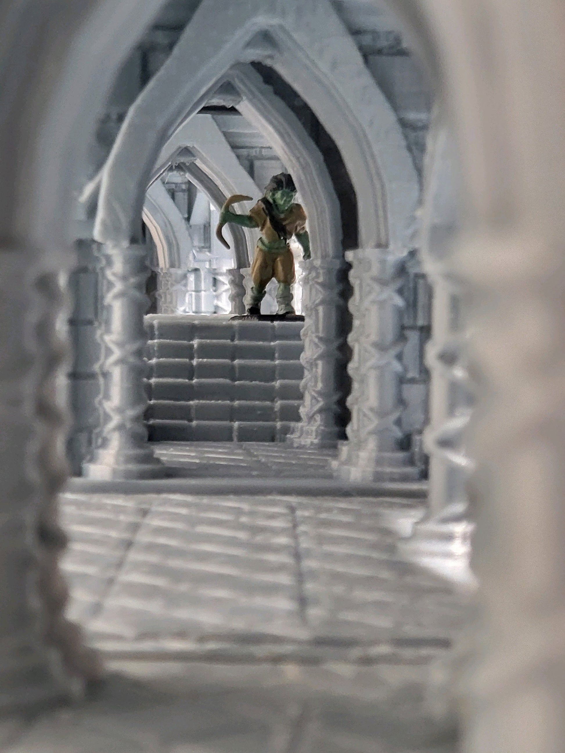 Tower, Tower Ruins, Drennheim, Wall System, Warhammer, Dungeons and Dragons, Warhammer Terrain, Terrain Gift, 28mm terrain, Tabletop Terrain, Defense, Walls, Gates, Gateway, Gate, Stronghold, castle, Castle Walls, Raid, Archer Towers, Dark Tower