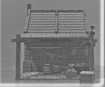 Blacksmith Collection - Smithy/Forge/workshop - Warhammer - Dungeons and Dragons - 28mm Terrain - warhammer terrain