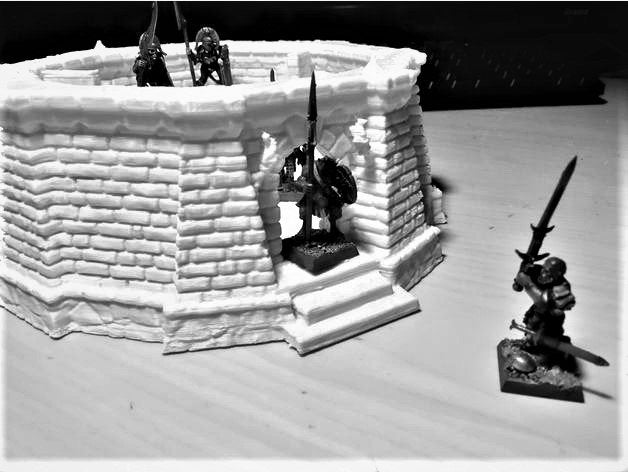 Ulvheim Small Tower, 28mm, Tower, Dnd Terrain, Gaming Miniature, Tabletop Scenery
